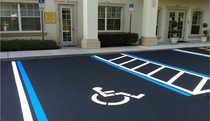 ADA-Compliant Pavement Striping